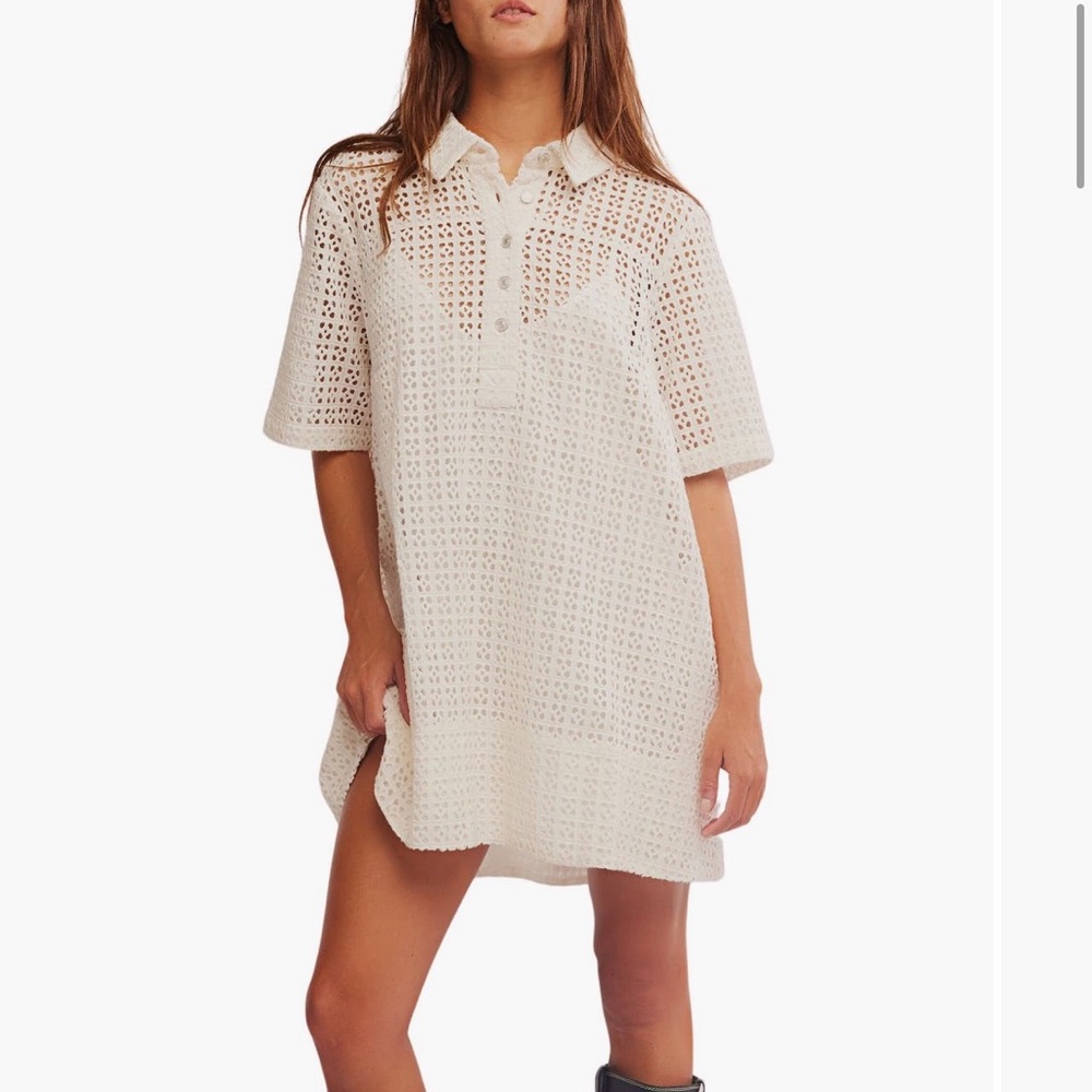 Free People Remino Eyelet Minidress